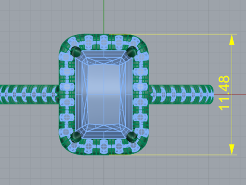 694 Ring 3D Принт Модель