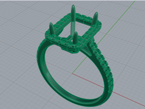 694 Ring 3D Принт Модель