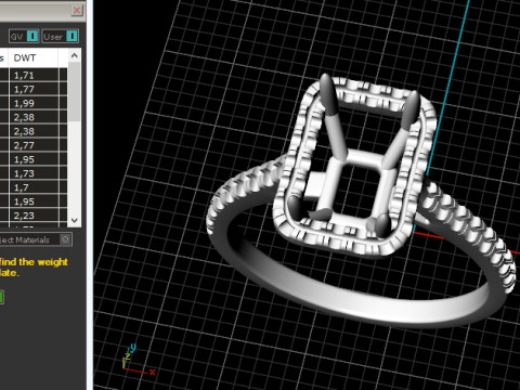 694 Ring 3D Принт Модель