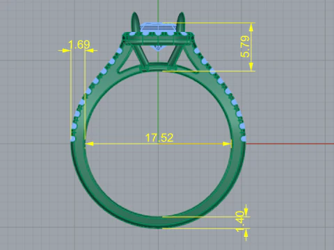 694 Ring 3D Print Model