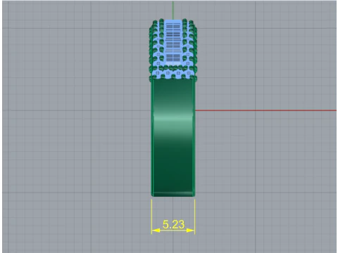 695 Ring 3D Print Model