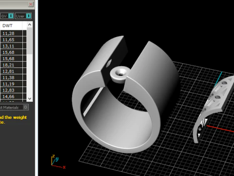 696 Ring 3D Print Model