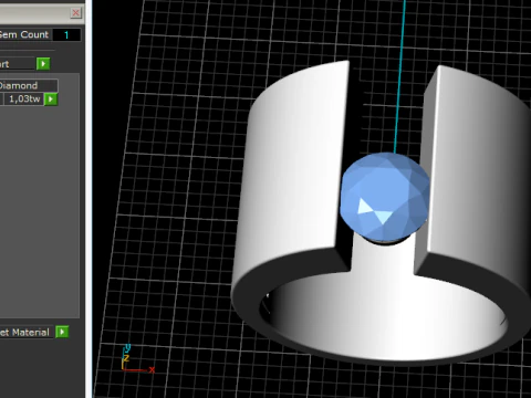 696 Ring 3D Print Model