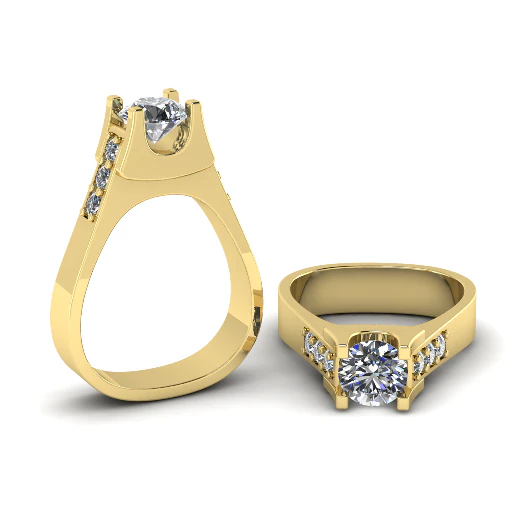 697 Ring 3D Print Model .c4d .max .obj .3ds .fbx .stl .blend 