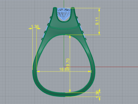 697 Ring 3D Принт Модель
