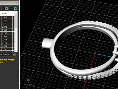 699 Ring 3D 프린트 모델