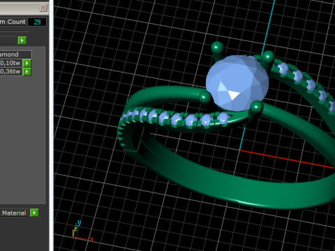 699 Ring 3D 프린트 모델