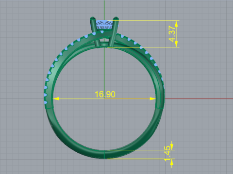 699 Ring 3D 프린트 모델