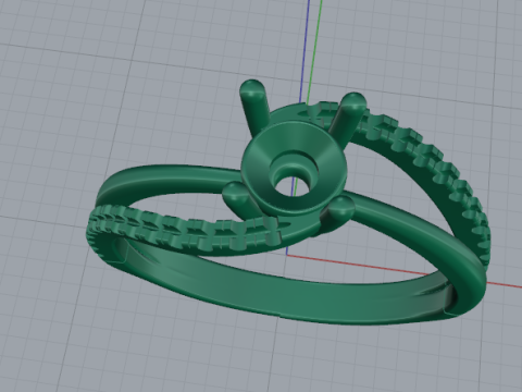 699 Ring 3D 프린트 모델