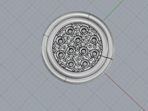 702 Pendant 3D Print Model