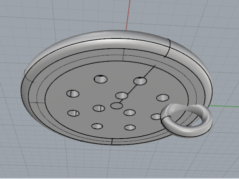 702 Pendant 3D 打印模型
