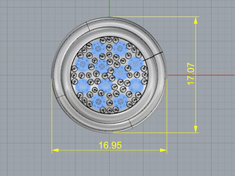 702 Pendant 3D Print Model