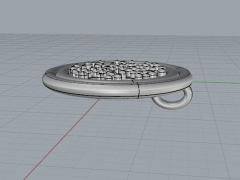 702 Pendant 3D Print Model