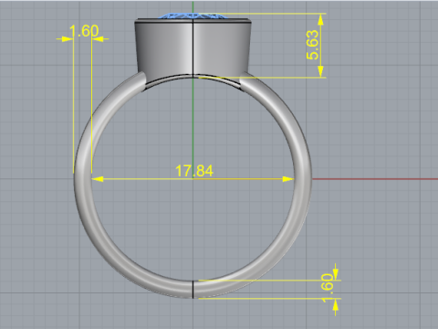703 Ring 3D Принт Модель