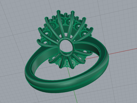 704 Ring 3D 프린트 모델
