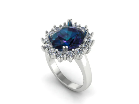 704 रिंग 3D प्रिंट मॉडल