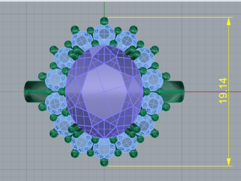 704 Ring 3D 프린트 모델