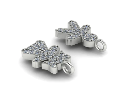 705 Pendants boy and girl 3D Print Model