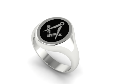 706 Ring for men Modèles 3D en vedette