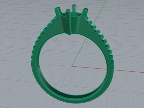 708 Ring 3Dプリントモデル