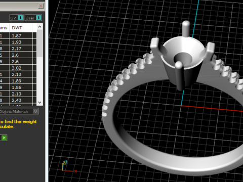 708 Ring 3Dプリントモデル