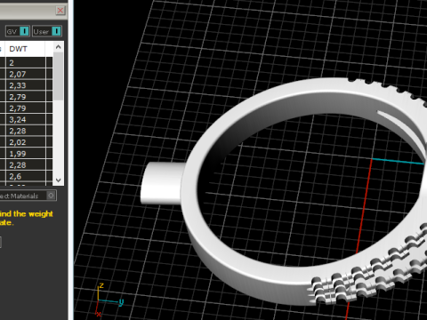 709 Ring 3Dプリントモデル