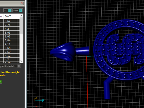 712 Pendant with dollar sign 3D 프린트 모델