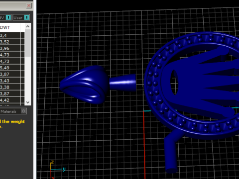 714 Pendant with crown Model Cetak 3D