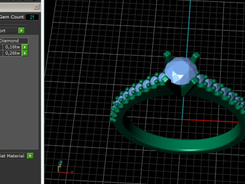 715 Ring Model do druku 3D