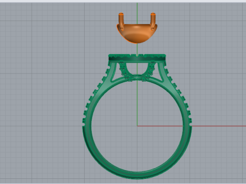 717 Ring 3Dプリントモデル