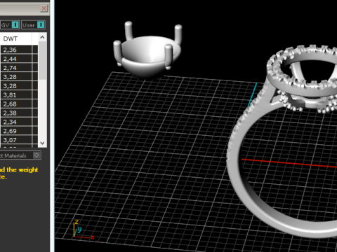 717 Ring 3Dプリントモデル