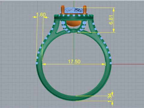 717 Ring 3D Print Model
