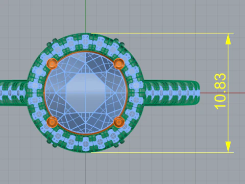 717 Ring 3D Print Model