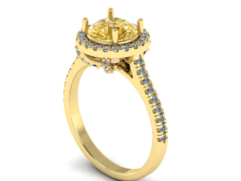 717 リング 3Dプリントモデル