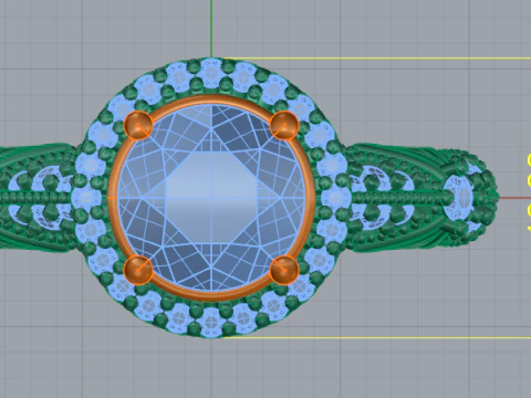718 Ring 3D Print Model