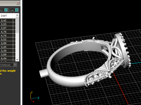 718 Ring 3Dプリントモデル