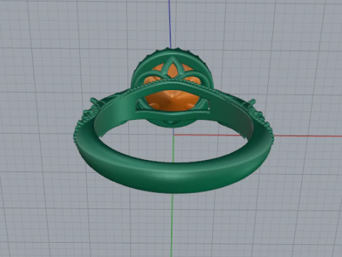 718 Ring 3D Print Model