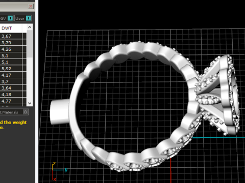 719 Ring Model do druku 3D