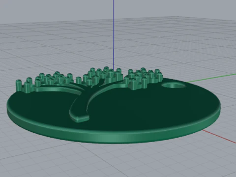 720 Pendant tree 3D Print Model