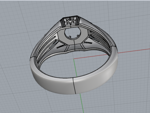 721 Ring 3D Принт Модель