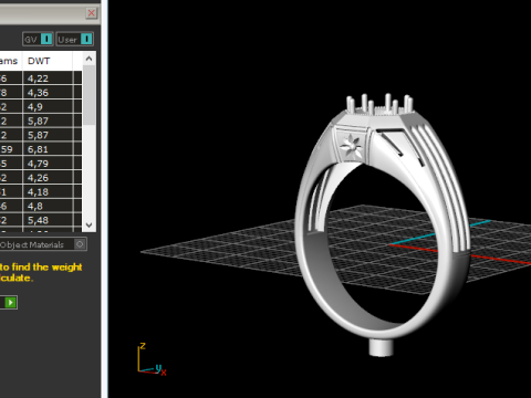 721 Ring 3D Принт Модель