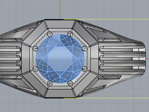 Anel 721 Modelo de Impressão 3D