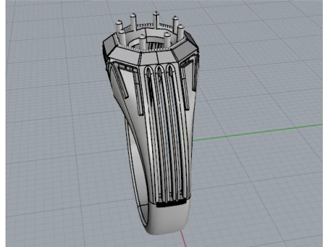 Anel 721 Modelo de Impressão 3D