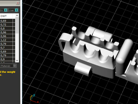 722 Bracelet 3D Print Model
