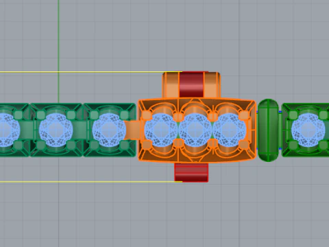 722 Bracelet 3D Print Model