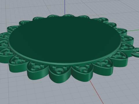 773 Pendant 3D Print Model