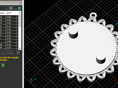 773 Pendant 3D Print Model