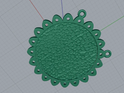 773 Pendant 3D Print Model