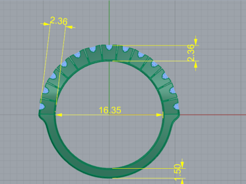 775 Ring Modelo de impresión 3D