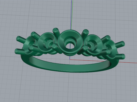 777 Ring Modèles 3D en vedette